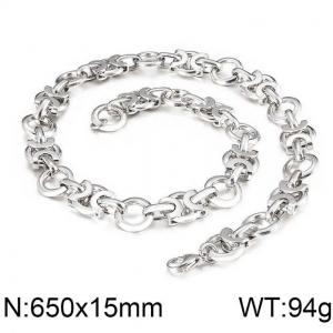 Stainless Steel Necklace - KN87241-Z