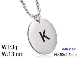 Stainless Steel Necklace - KN87517-Z