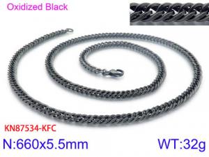 Stainless Steel Necklace - KN87534-KFC