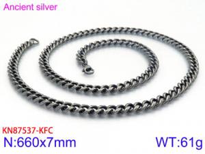 Stainless Steel Necklace - KN87537-KFC