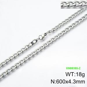 Stainless Steel Necklace - KN88385-Z