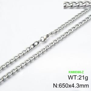 Stainless Steel Necklace - KN88386-Z