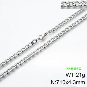 Stainless Steel Necklace - KN88387-Z