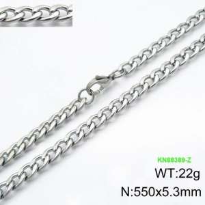 Stainless Steel Necklace - KN88389-Z