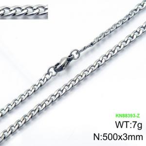 Stainless Steel Necklace - KN88393-Z
