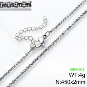 Stainless Steel Necklace - KN88418-Z