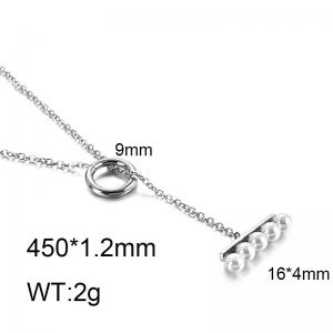 Stainless Steel Necklace - KN88497-K