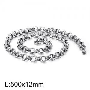 Stainless Steel Necklace - KN89078-Z