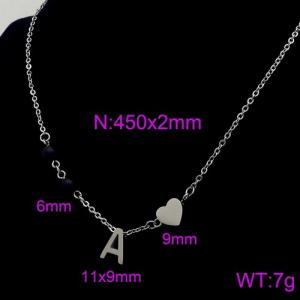 Letter Necklace - KN89671-Z