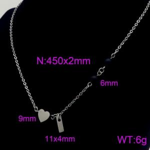 Letter Necklace - KN89678-Z