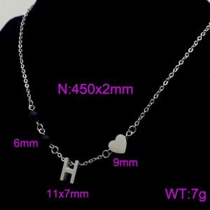 Letter Necklace - KN89679-Z