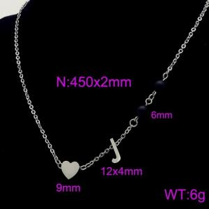 Letter Necklace - KN89680-Z