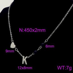Letter Necklace - KN89681-Z