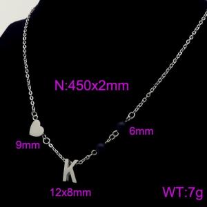 Letter Necklace - KN89681-Z