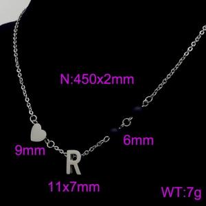 Letter Necklace - KN89688-Z