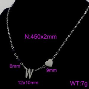 Letter Necklace - KN89693-Z