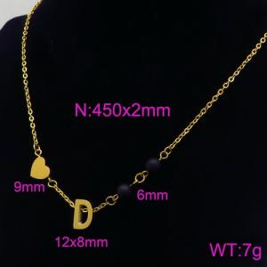 Letter Necklace - KN89700-Z