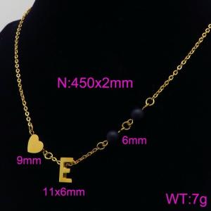 Letter Necklace - KN89701-Z