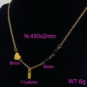 Letter Necklace - KN89705-Z