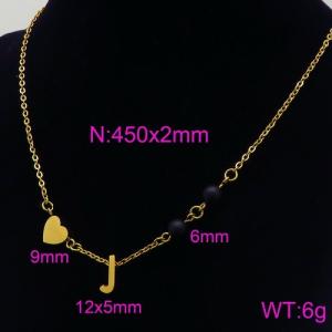 Letter Necklace - KN89706-Z