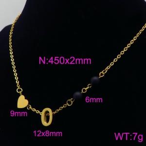 Letter Necklace - KN89711-Z