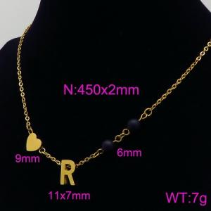 Letter Necklace - KN89714-Z