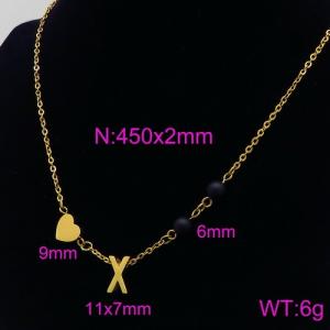 Letter Necklace - KN89720-Z