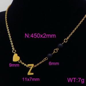 Letter Necklace - KN89722-Z