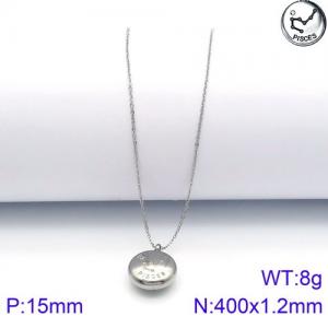 Stainless Steel Necklace - KN89798-KFC