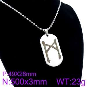 Stainless Steel Necklace - KN89989-Z