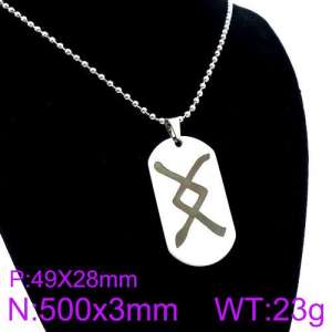 Stainless Steel Necklace - KN89996-Z