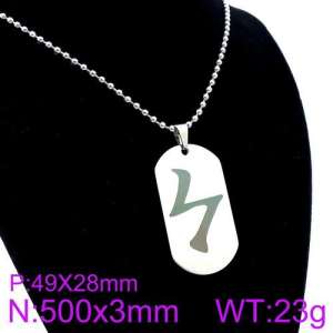 Stainless Steel Necklace - KN90012-Z