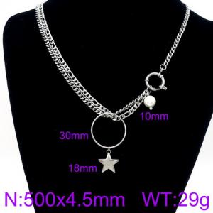 Stainless Steel Necklace - KN90052-Z