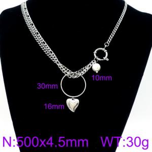 Stainless Steel Necklace - KN90053-Z