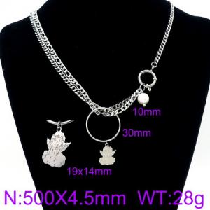 Stainless Steel Necklace - KN90054-Z