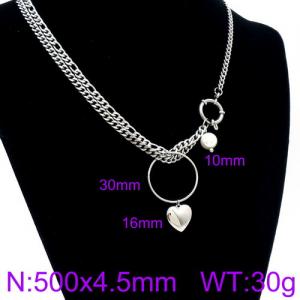 Stainless Steel Necklace - KN90055-Z