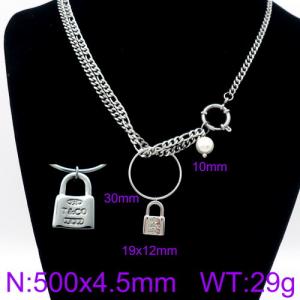 Stainless Steel Necklace - KN90057-Z