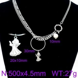 Stainless Steel Necklace - KN90061-Z