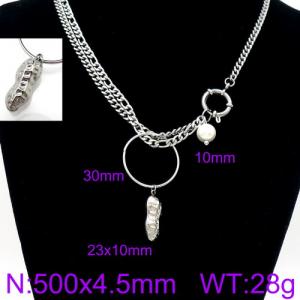 Stainless Steel Necklace - KN90063-Z