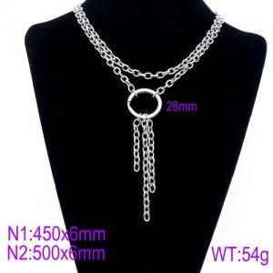 Stainless Steel Necklace - KN90065-Z