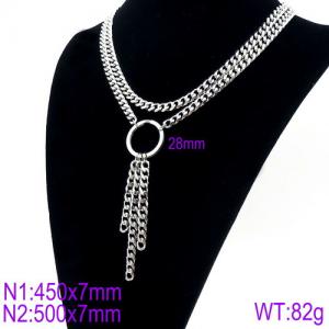 Stainless Steel Necklace - KN90071-Z