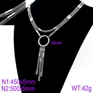 Stainless Steel Necklace - KN90073-Z