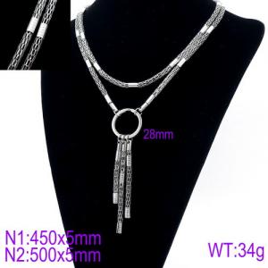 Stainless Steel Necklace - KN90075-Z