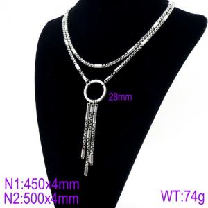 Stainless Steel Necklace - KN90077-Z