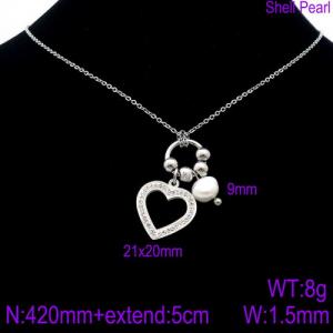 Stainless Steel Necklace - KN90079-Z