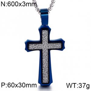 Stainless Steel Necklace - KN90108-KPD