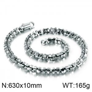 Stainless Steel Necklace - KN90254-KFC