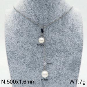 Stainless Steel Necklace - KN90374-Z