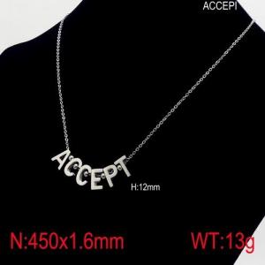 Stainless Steel Necklace - KN90409-Z