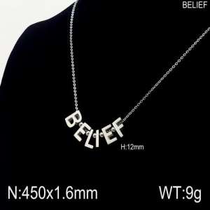 Stainless Steel Necklace - KN90419-Z